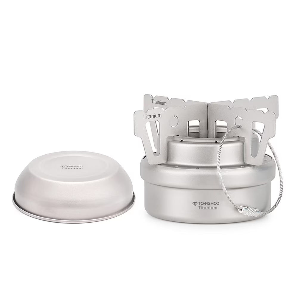 Portable Stove with Lid Cross Stove Stand Rack B361