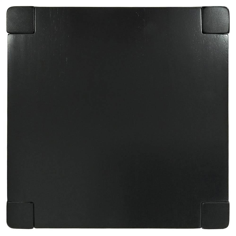 Black Wooden Counter Stool Set of 2 T351248