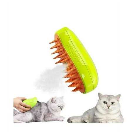3 In1 Self Cleaning Steam Cat Brush Y69593