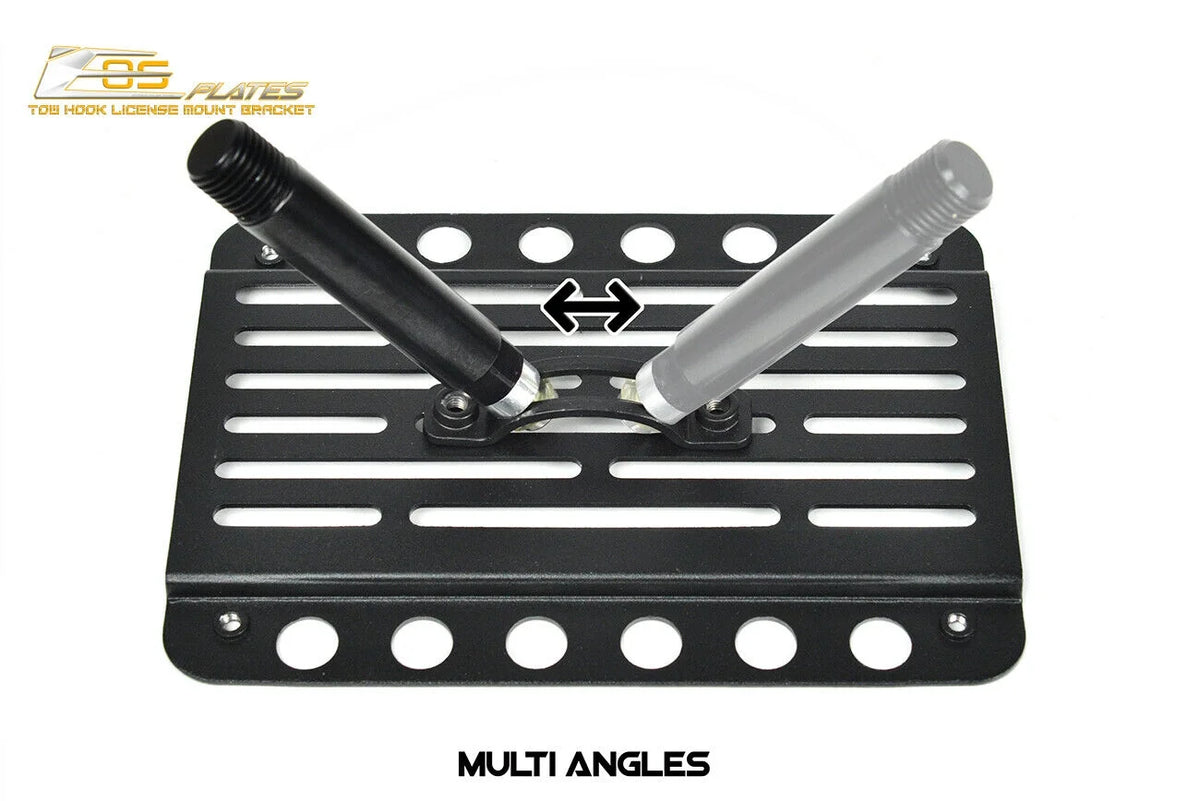 Front Bumper Tow Hook License Plate Relocator Mount Bracket L666577