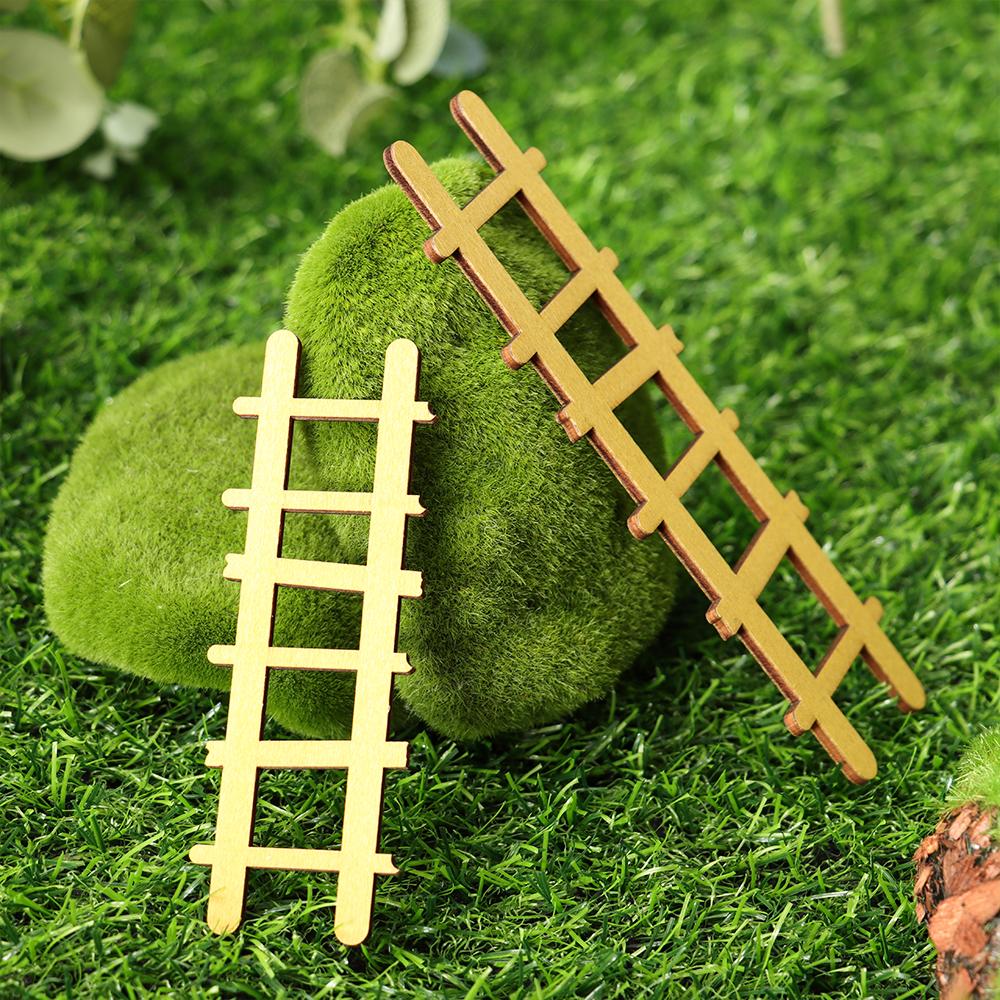 Wood Ornament Doll House Miniature Fairy Elf Door Dollhouse Garden Micro Landscape Wooden Craft T2667