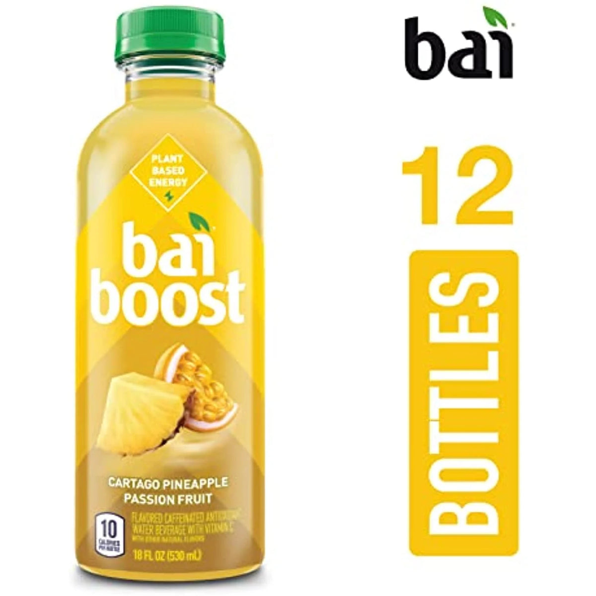 Pineapple Passionfruit Antioxidant Infused Beverage, 18 Fl Oz Bottle (Pack Of 12) E284585