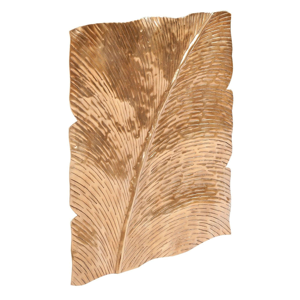 Square Leaf Wall Decor with Antique Silver T958318