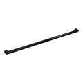 Satin Black Handrail Section with Return (12" Length) W318108