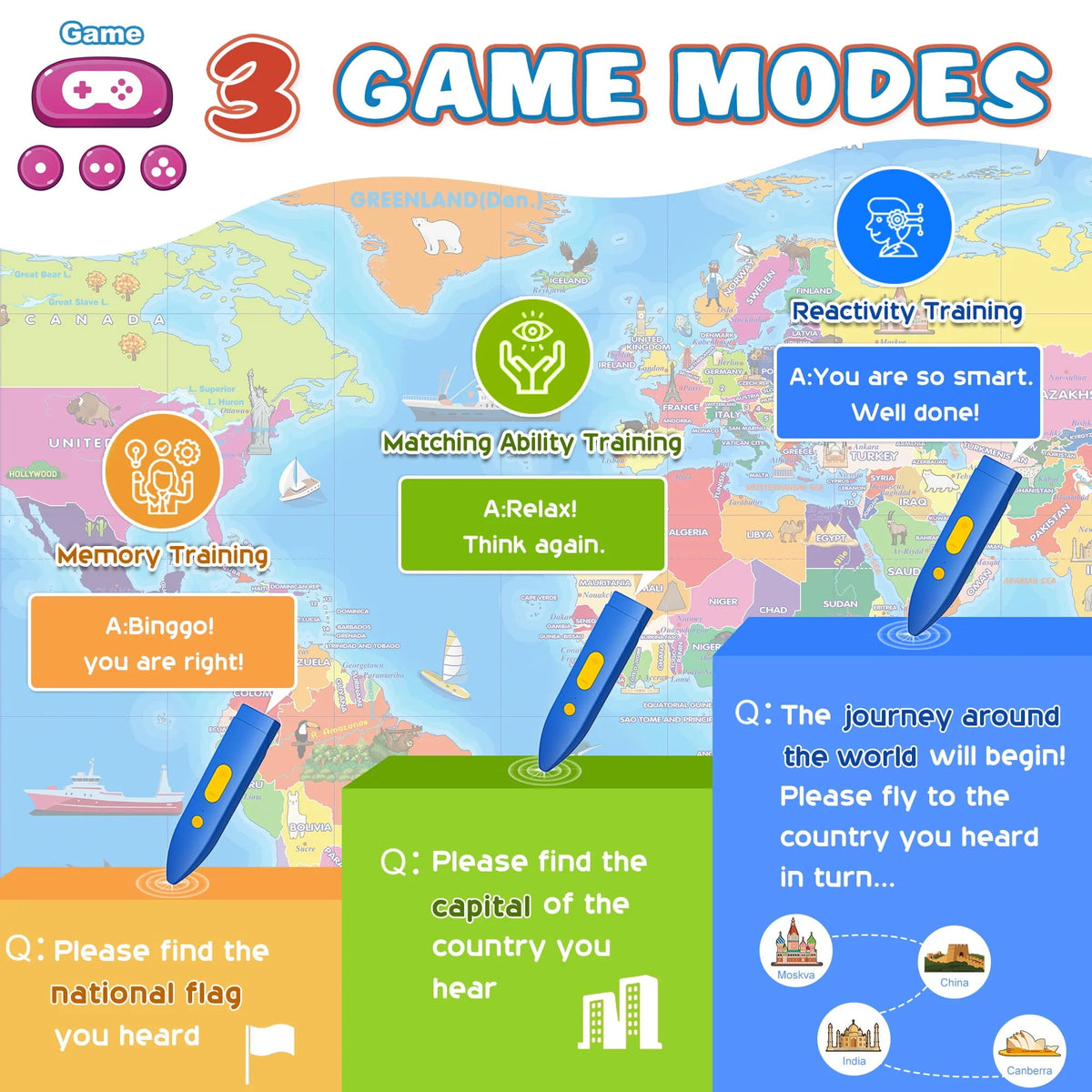 Educational Map Games for Kids N548120