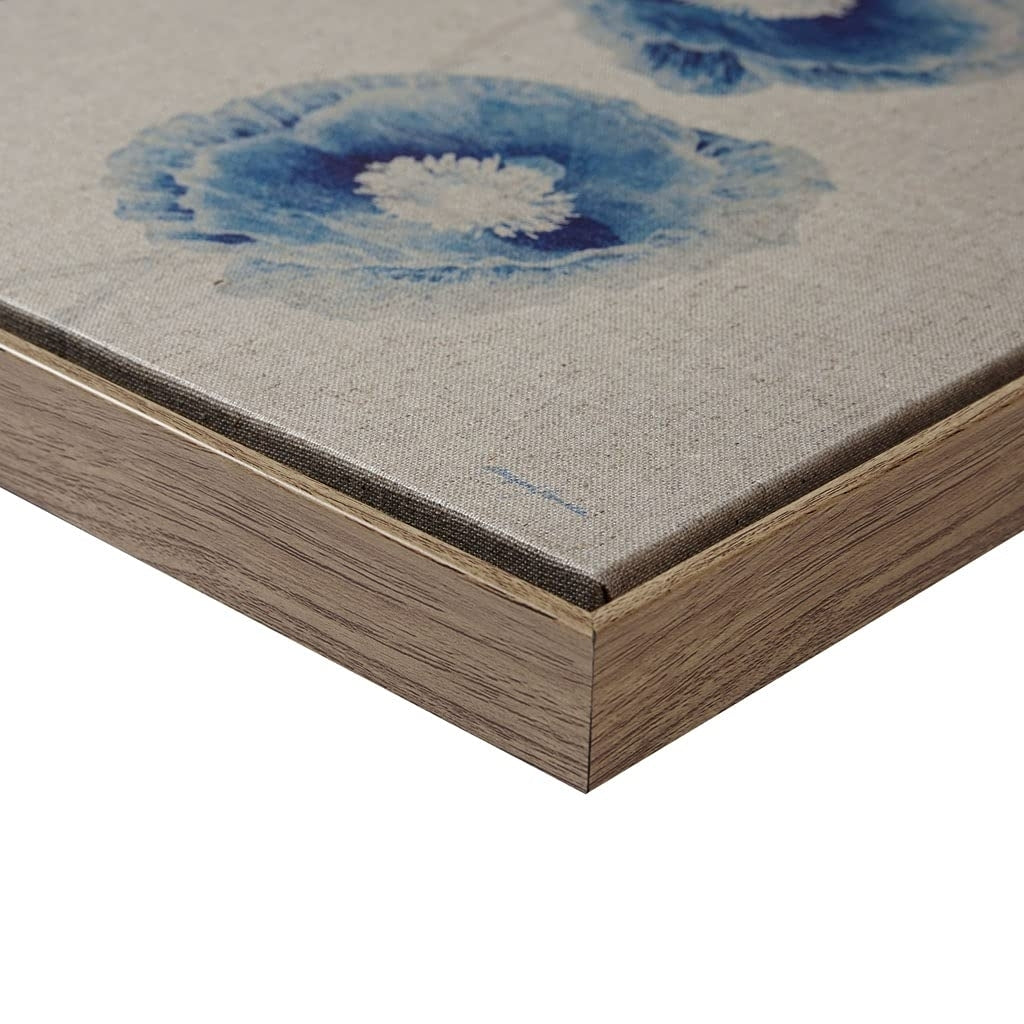Blue Print Botanicals 3-Piece Framed Canvas Wall Art Set P74915
