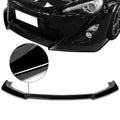 Gloss Black CS-Style Front Bumper Lip Guard Body Kit E885939