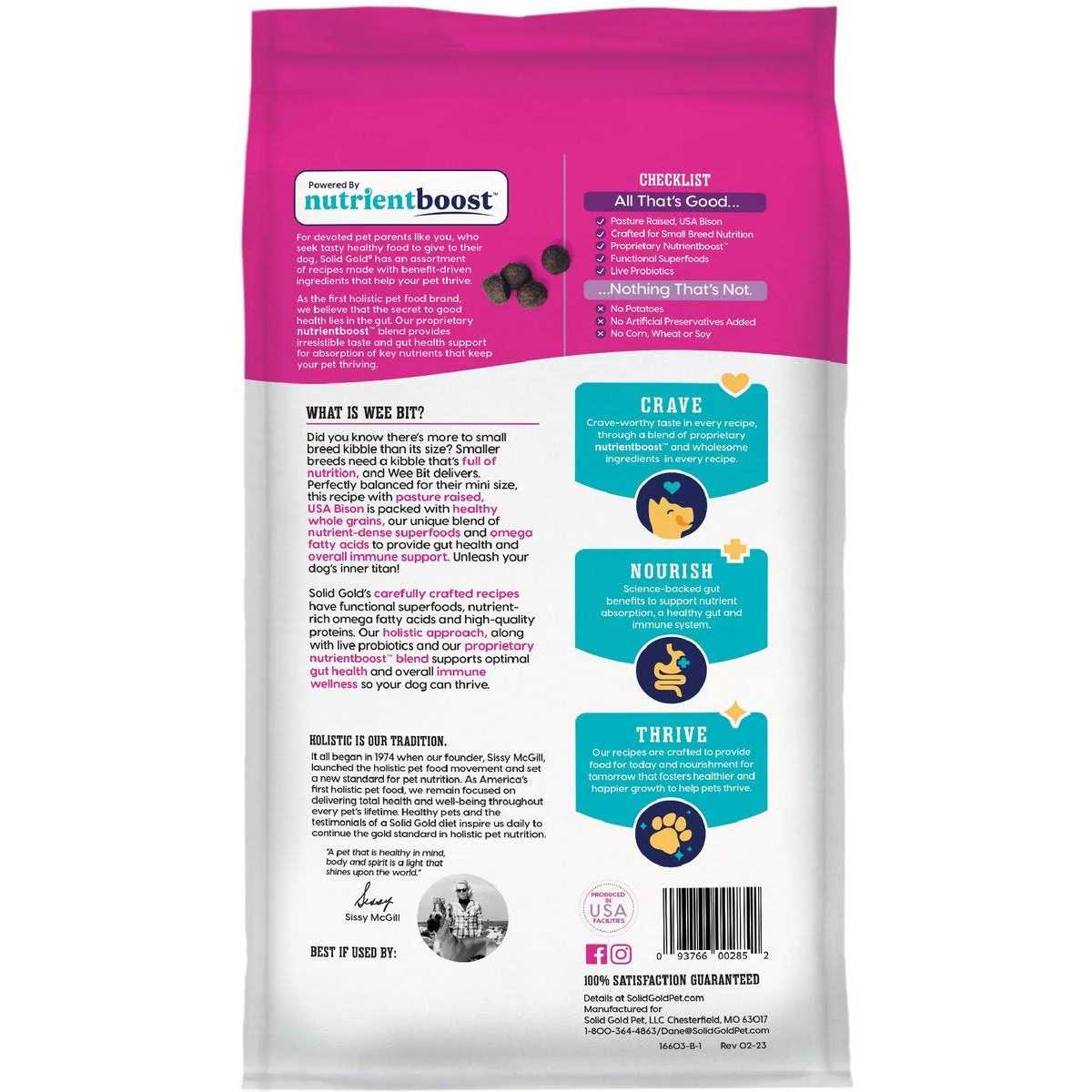 Solid Gold Small Breed Dry Dog Food S2794