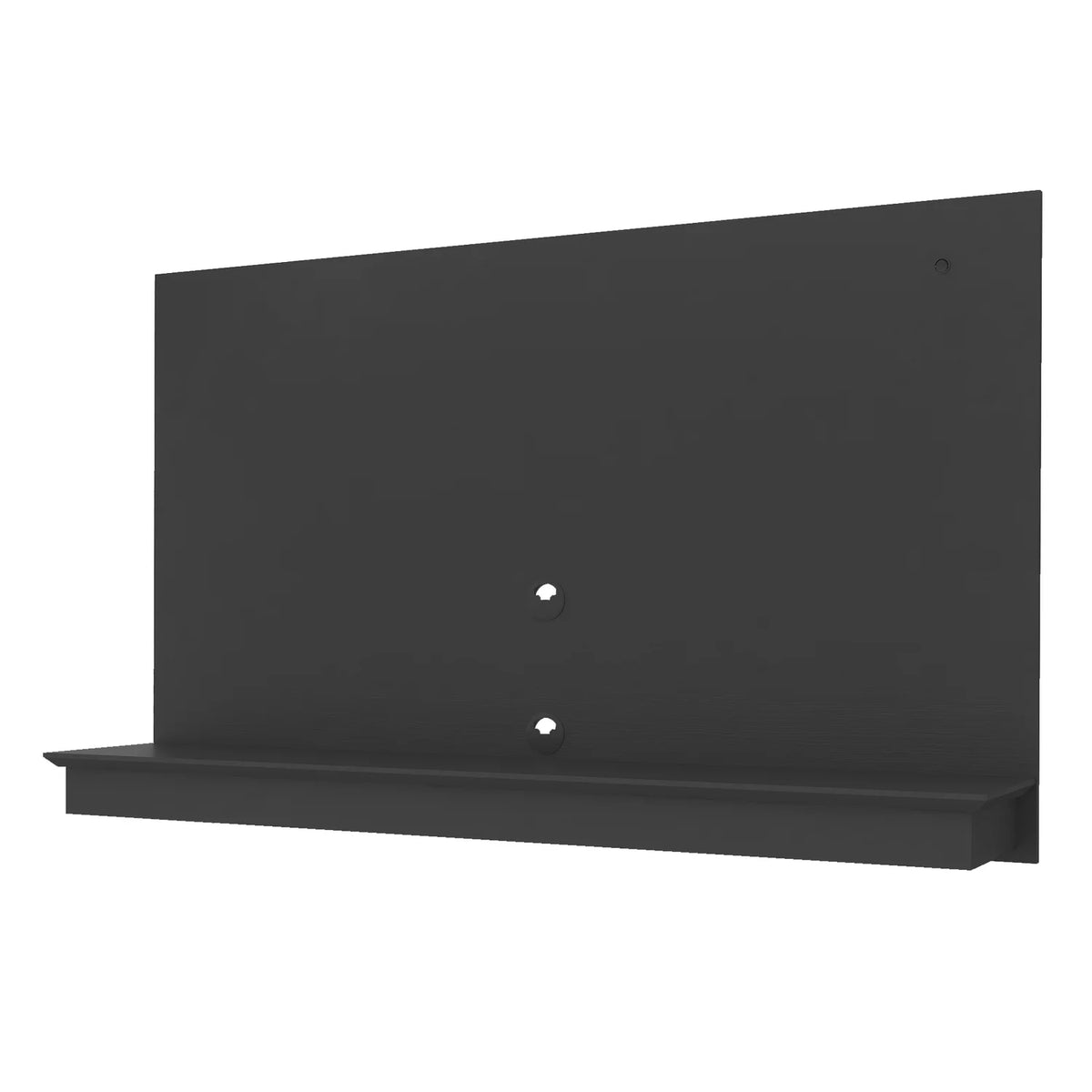 Black Floating TV Stand with LED Strip and Shelf X6818