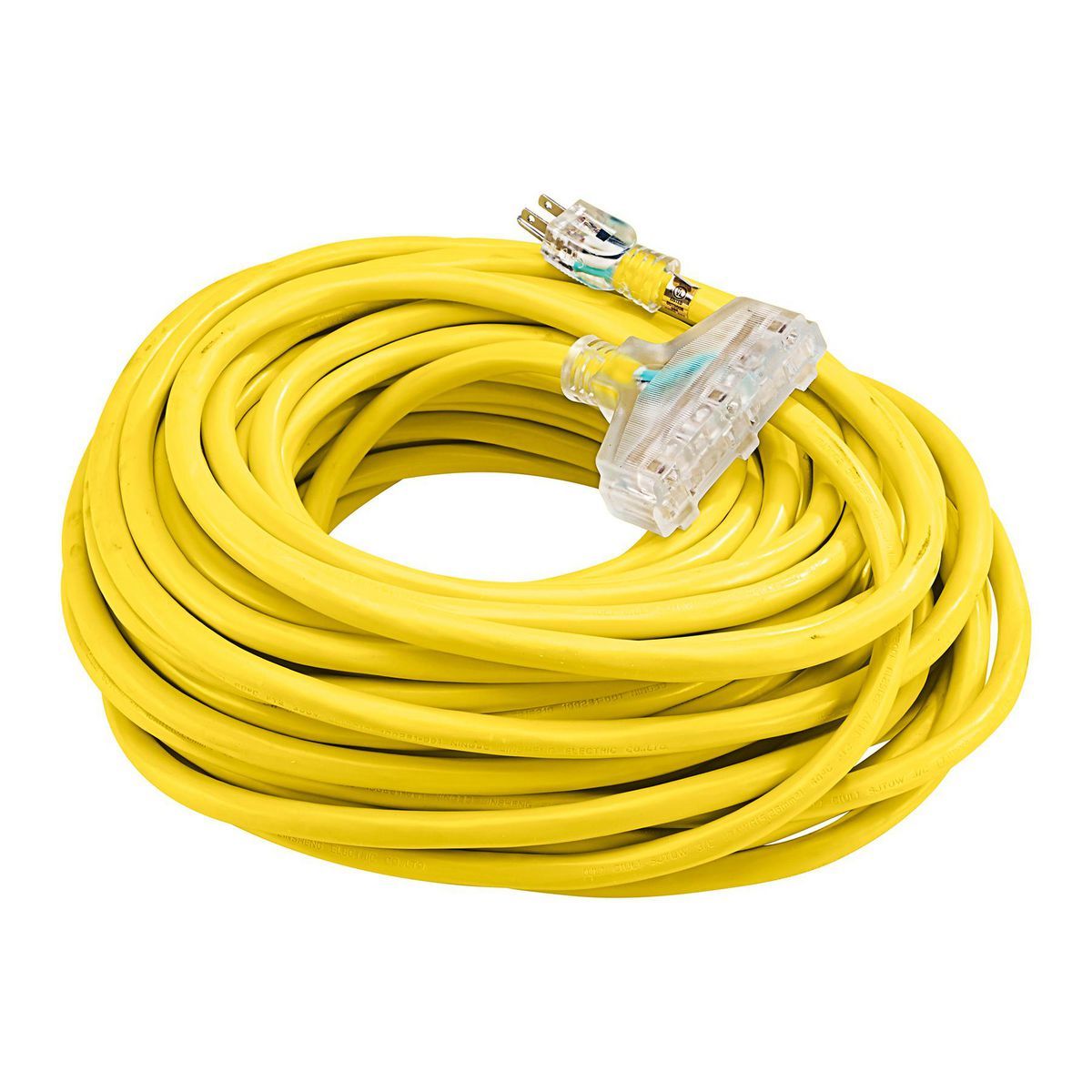 100 ft. 10/3 Gauge Triple-Tap Extension Cord R300