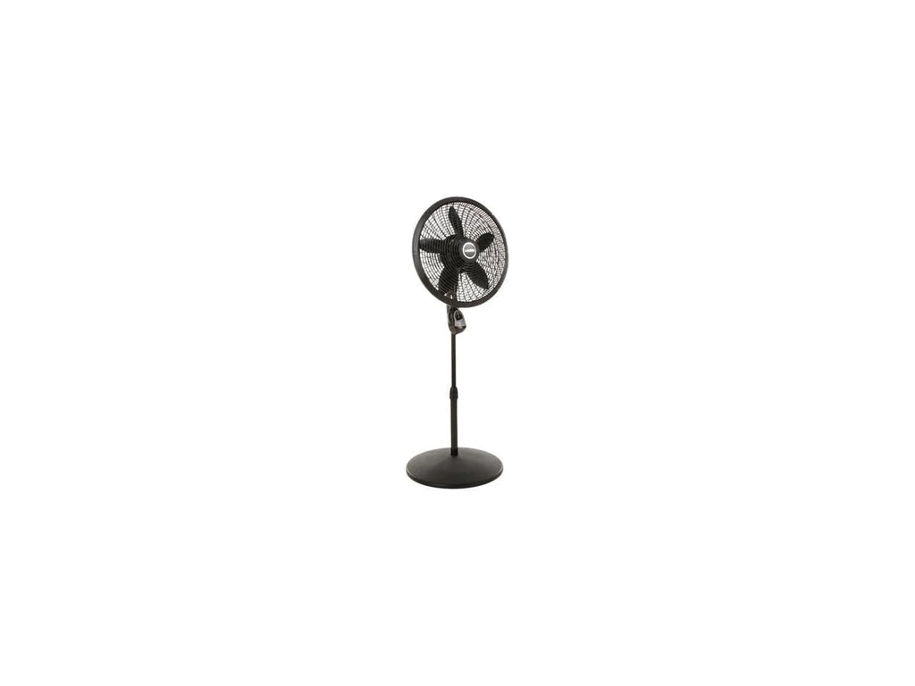 18 Oscillating Pedestal Fan with Remote, 3 Speeds, Black I706540