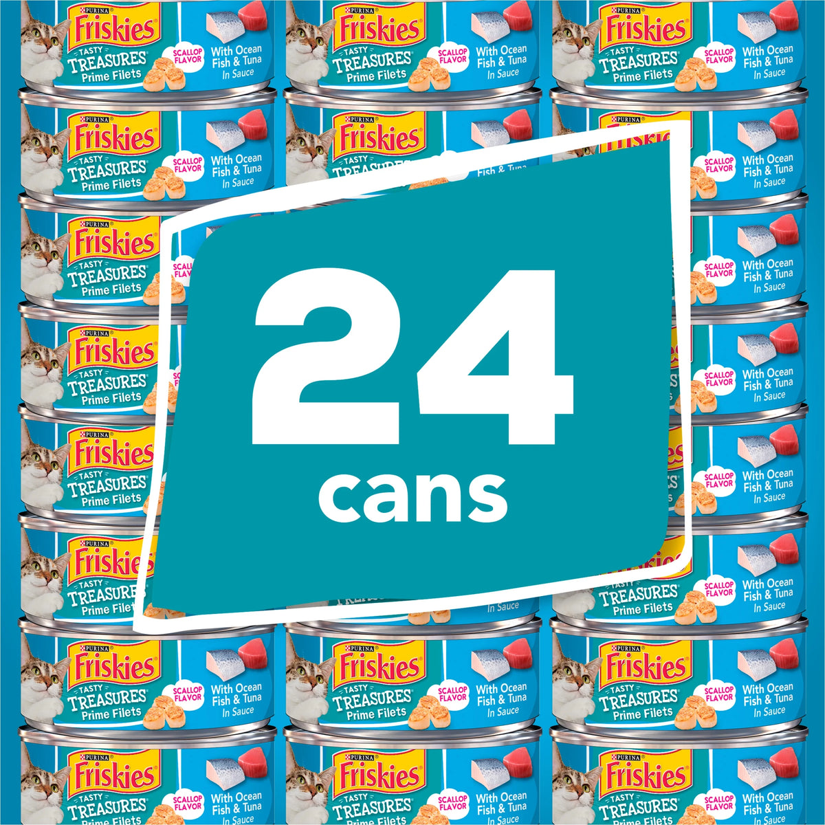 Wet Cat Food Tuna 5.5 oz Cans 24 Pack R188