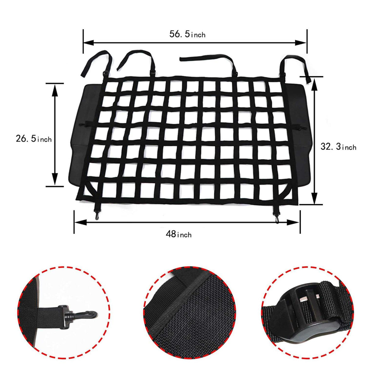 Pet Net Vehicle Safety Mesh Dog Barrier A7420