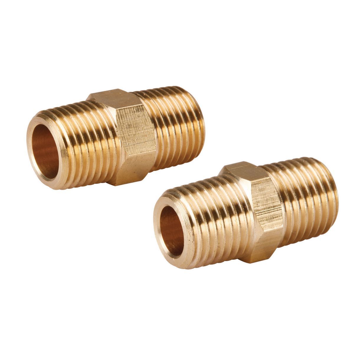 Brass Pipe Coupling Set, 2-Piece C917006