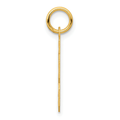 10K Yellow Gold Number 23 Pendant Charm D485848