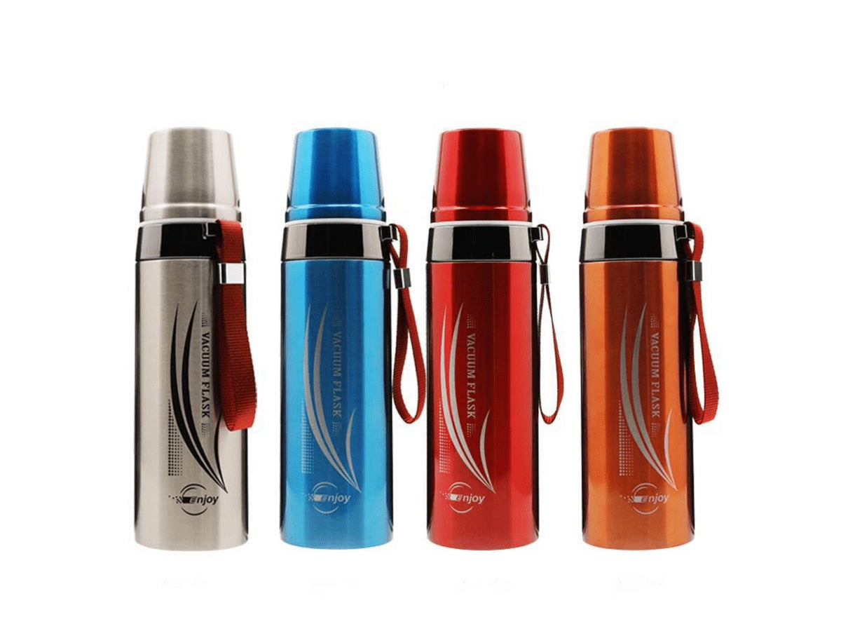 750ML Blue Stainless Steel Vacuum Flask Water Bottle C301780