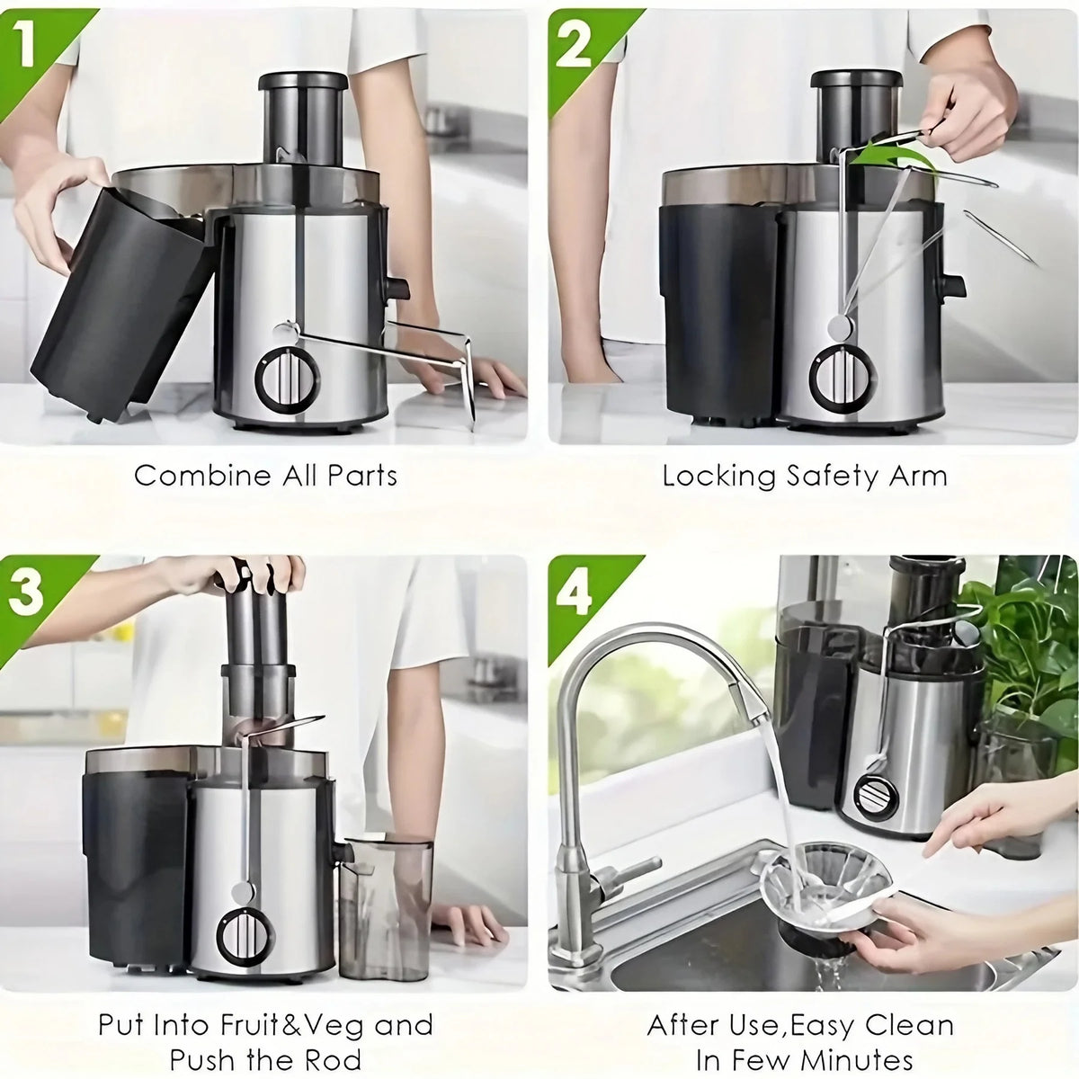 2-Speed 400W Centrifugal Juicer with 3" Feed Chute L446294