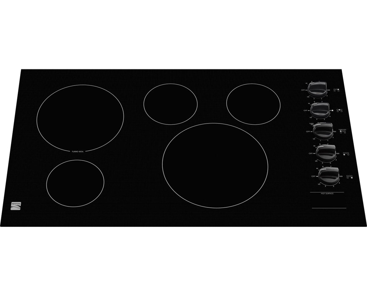 36" Electric Cooktop with Radiant Elements - Black K7492