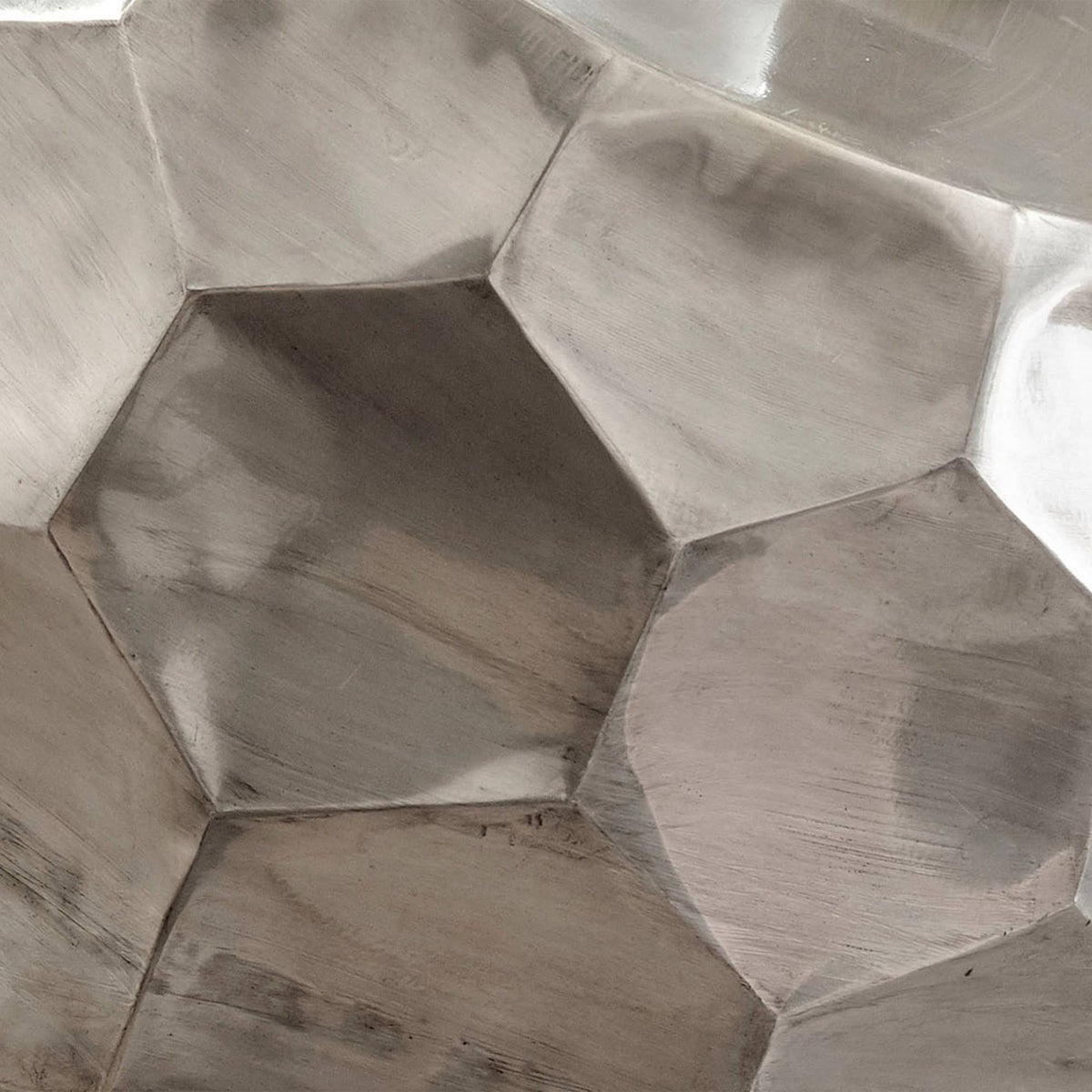 Nickel Round End Table T862