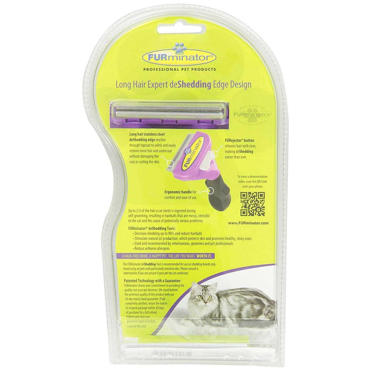 Long Hair Deshedding Tool for Cats Q49572