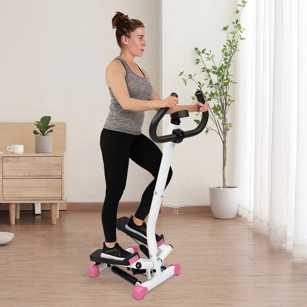 Mini Aerobic Stepper Twist Fitness Machine with Handle Y200