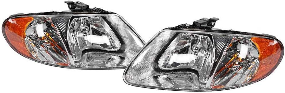 Headlight Assembly Pair with Bulbs B1464