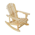 Solid Wood Adirondack Rocking Chair D4205