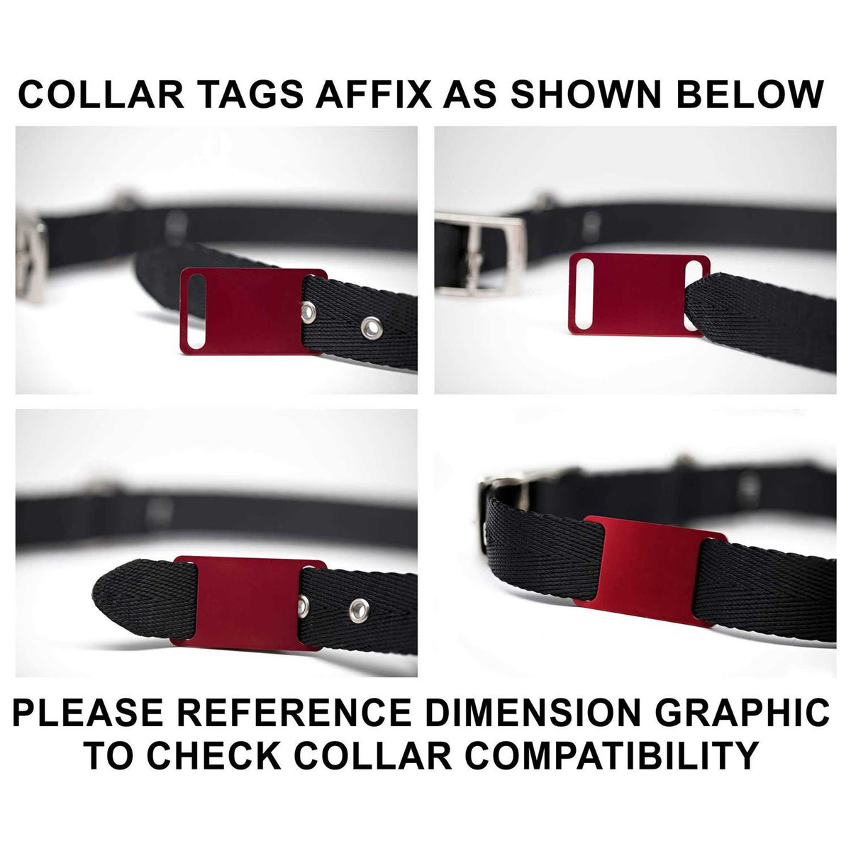 Slide-On Pet ID Tag Collar Tag M83259