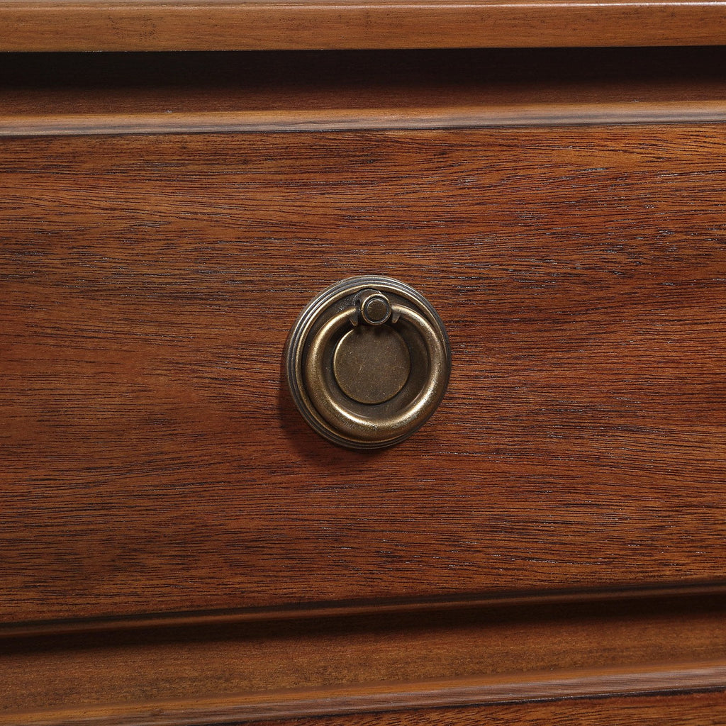 Brown 3-Drawer Wood Nightstand M1342