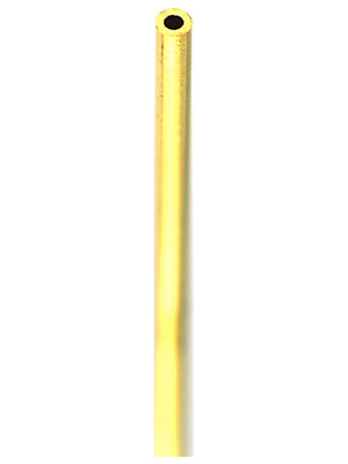 Brass Metal Tubing, 1/16 in. x .014 in. x 36 in., Pack of 10 Q6999