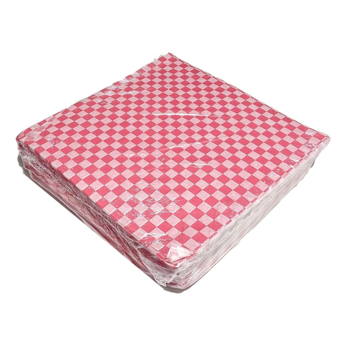 Red Checkers Grease-Resistant Food-Safe Sandwich Wrap Paper Sheets (Case of 5000) H211470