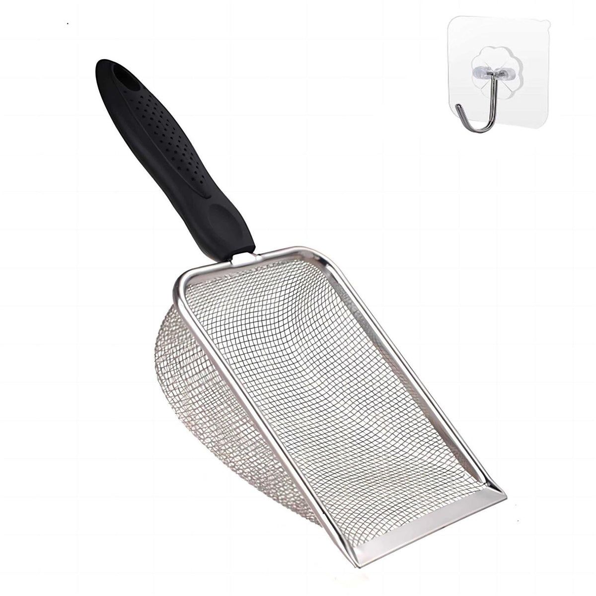 Small Stainless Steel Mesh Cat Litter Scoop I543