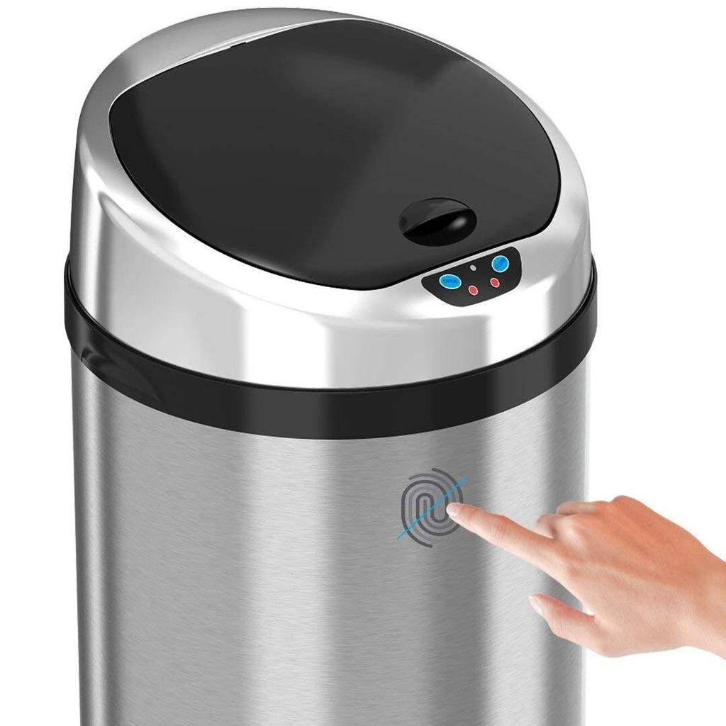 Stainless Steel Motion Sensor Trash Can F242011
