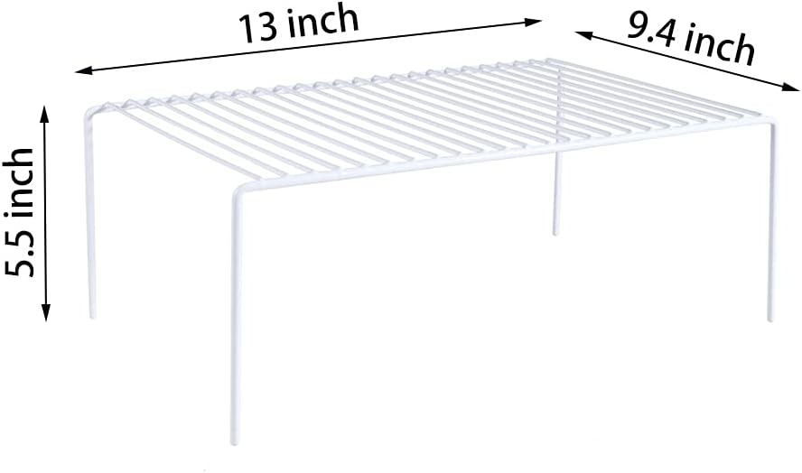 Freezer Cabinet Storage Shelf Rack, Medium (13 x 9.4 Inch) Steel Metal Frame, 1 Pack F984