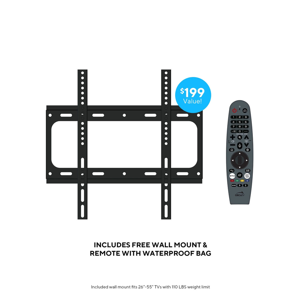 43 4K UHD LED Outdoor Smart TV with Wall Mount R715031