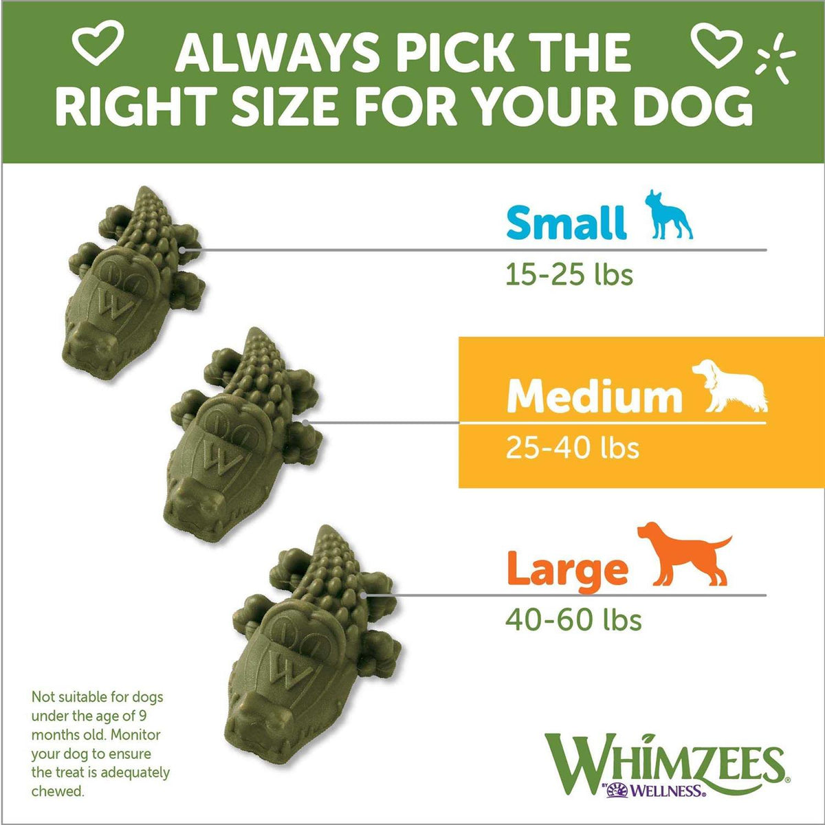 Alligator Dental Dog Treats C995