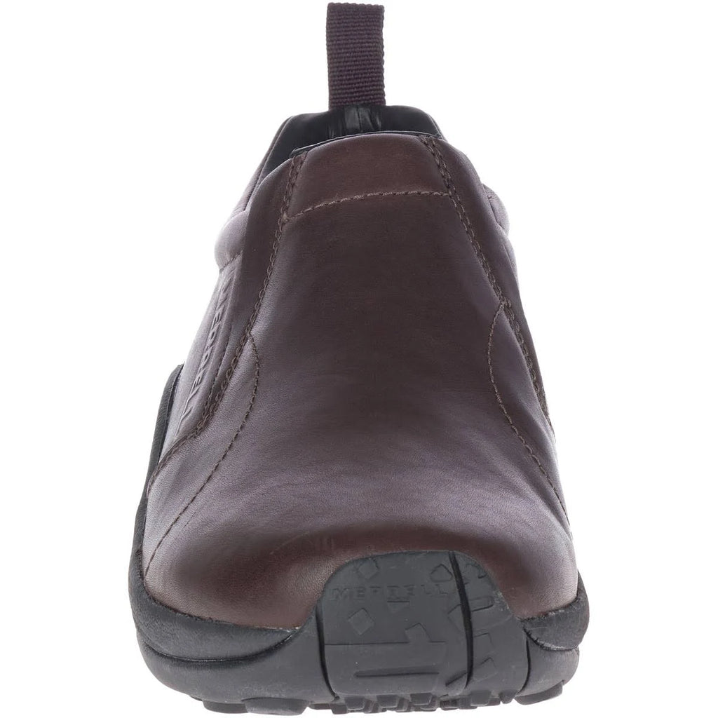 Espresso Leather Slip-On Shoes Y4083
