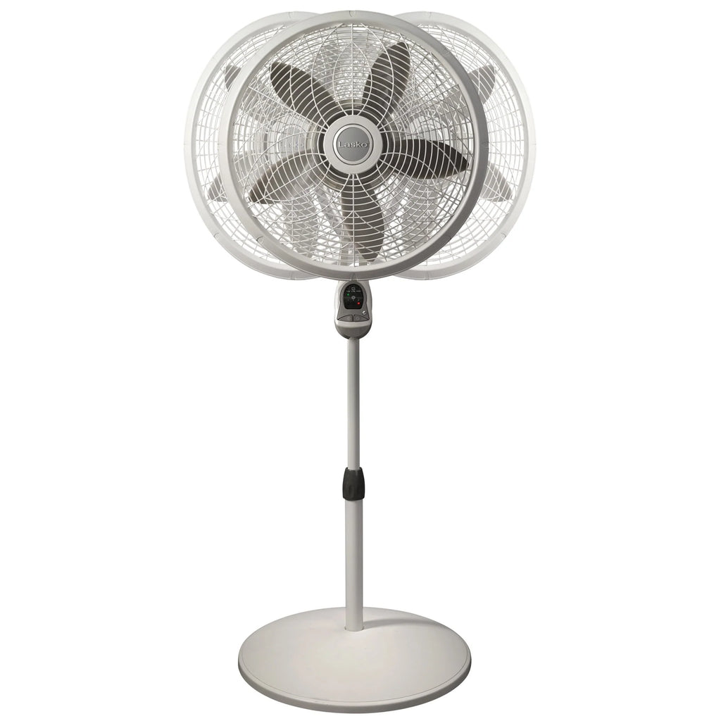 18 Oscillating Pedestal Fan with Remote, 3 Speeds, Black I706540