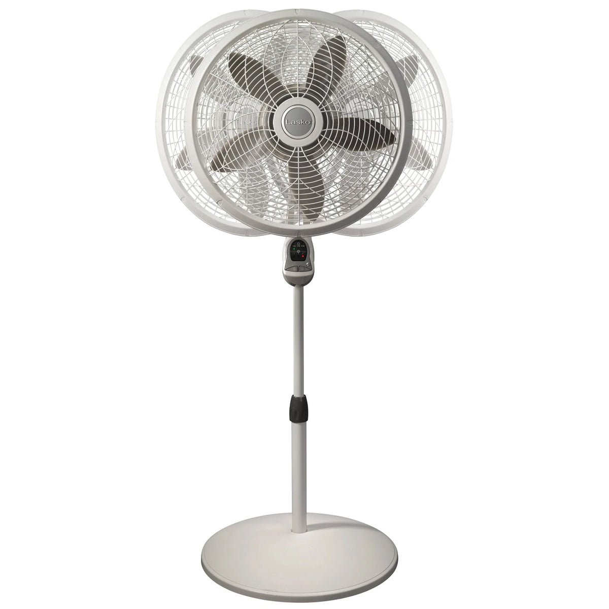 18 Oscillating Pedestal Fan with Remote, 3 Speeds, Black I706540