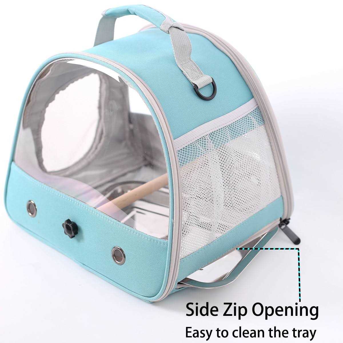Small Bird Cage with Standing Perch and Stainless Steel Tray E7781
