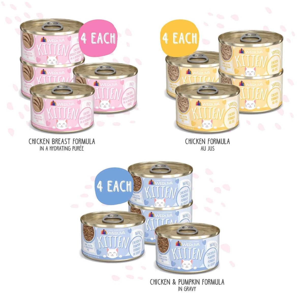 Kitten Cat Food Variety Pack C6335