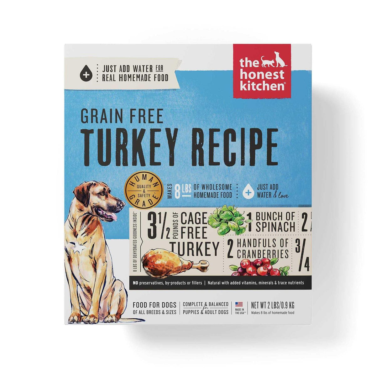 Dehydrated Grain Free Turkey Dog Food Y37813