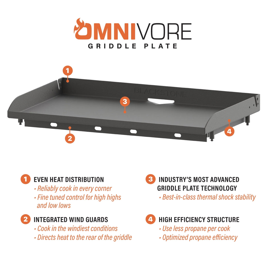 4-Burner Propane Griddle with Hard Cover F38347