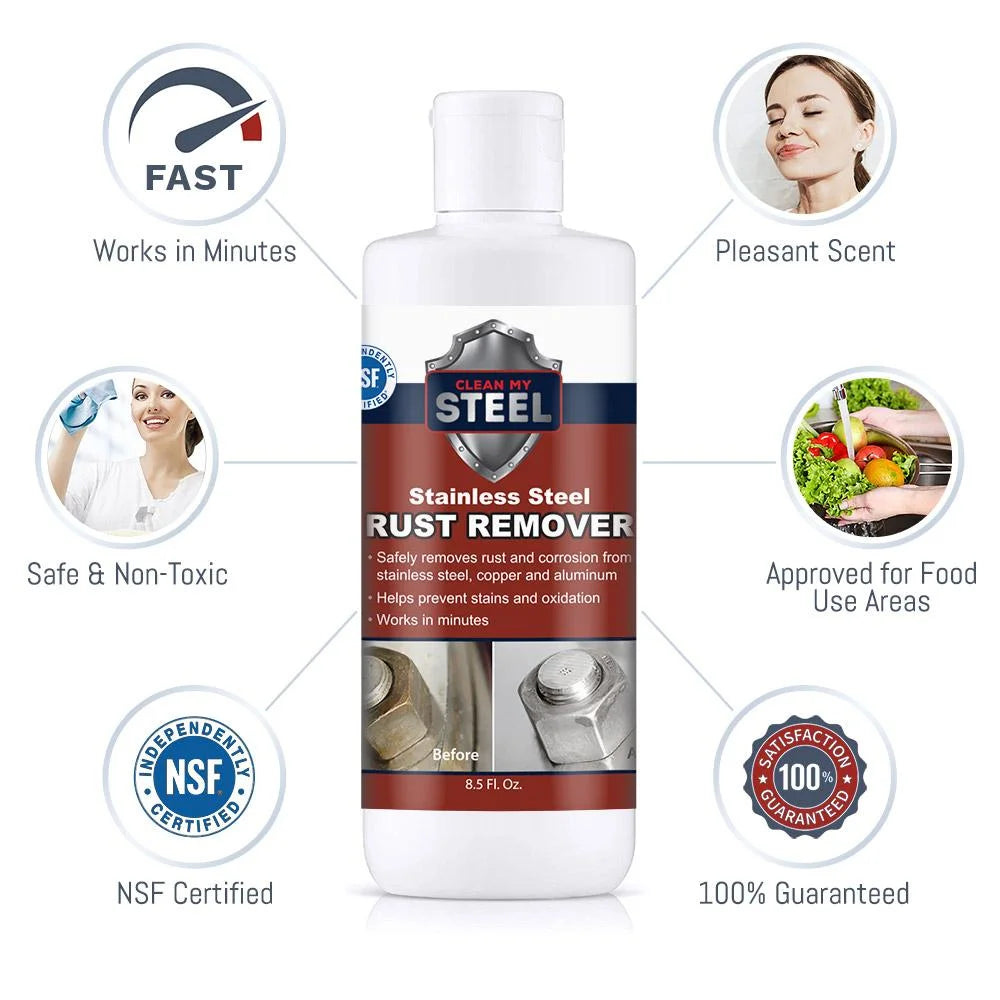 8.5 oz Stainless Steel Cleaner and Rust Remover X78741