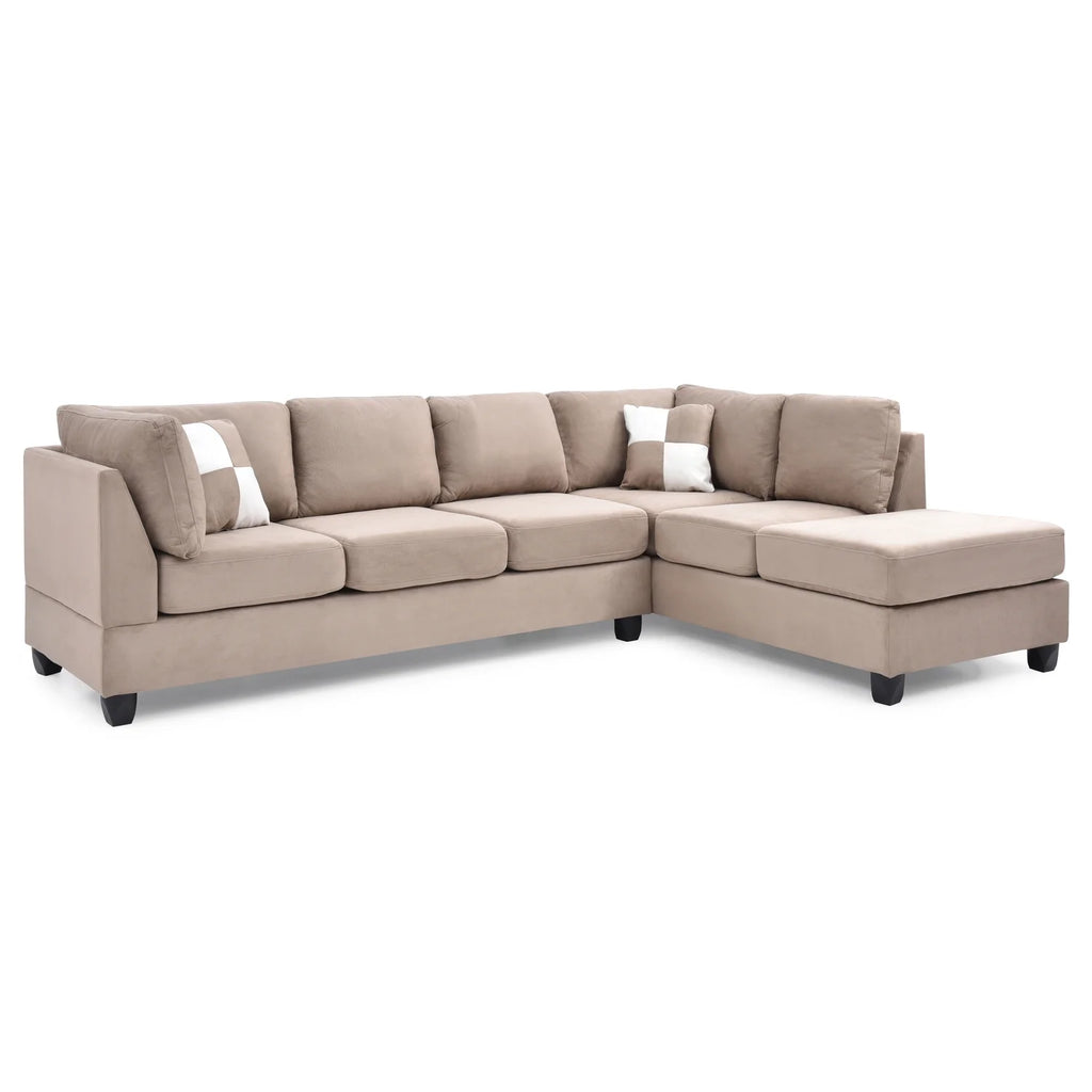 Mocha Sectional (3 Boxes) A52899