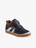 Black High Top Trainers with Touch Fasteners N10557