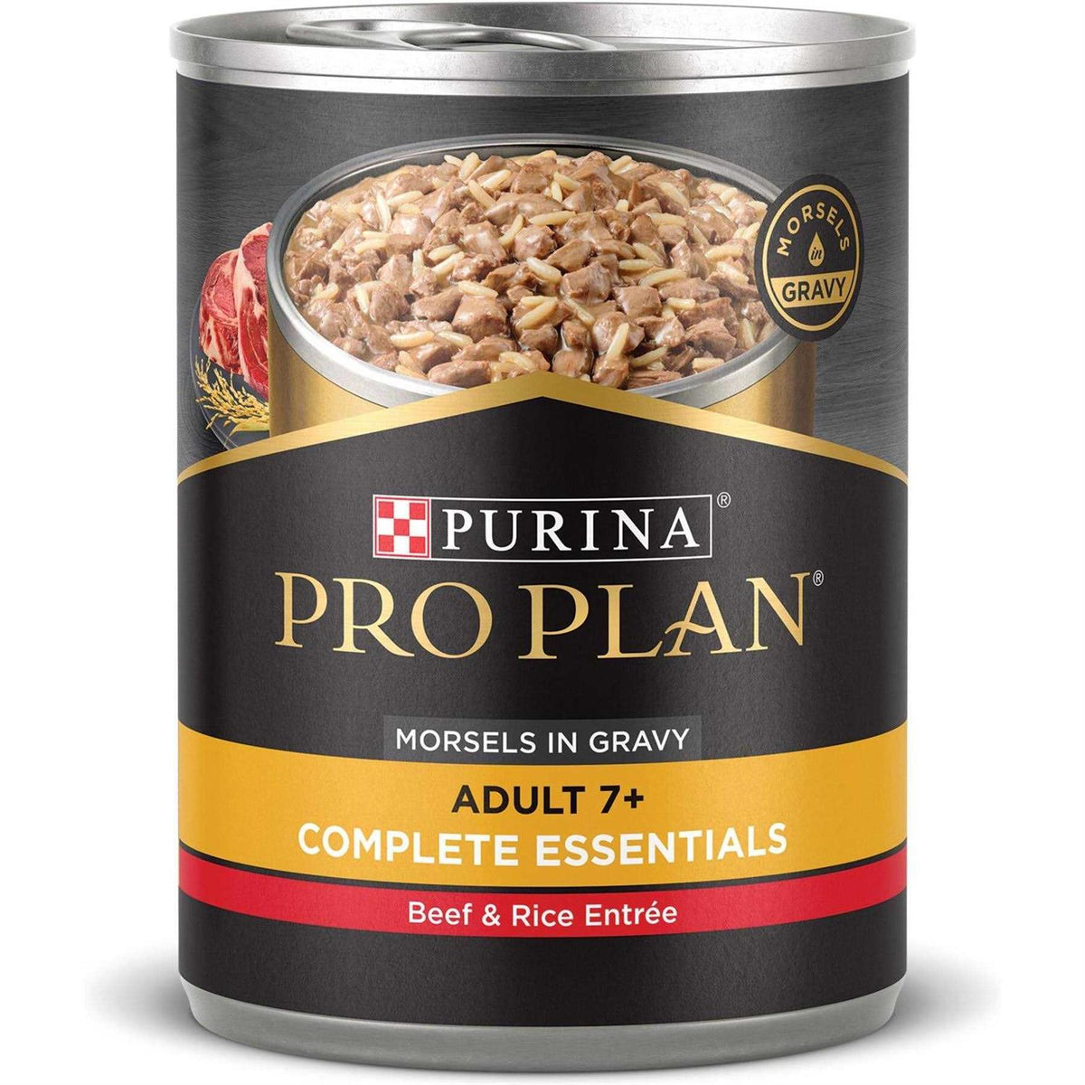 Senior Wet Dog Food Beef & Rice Gravy Entree M596