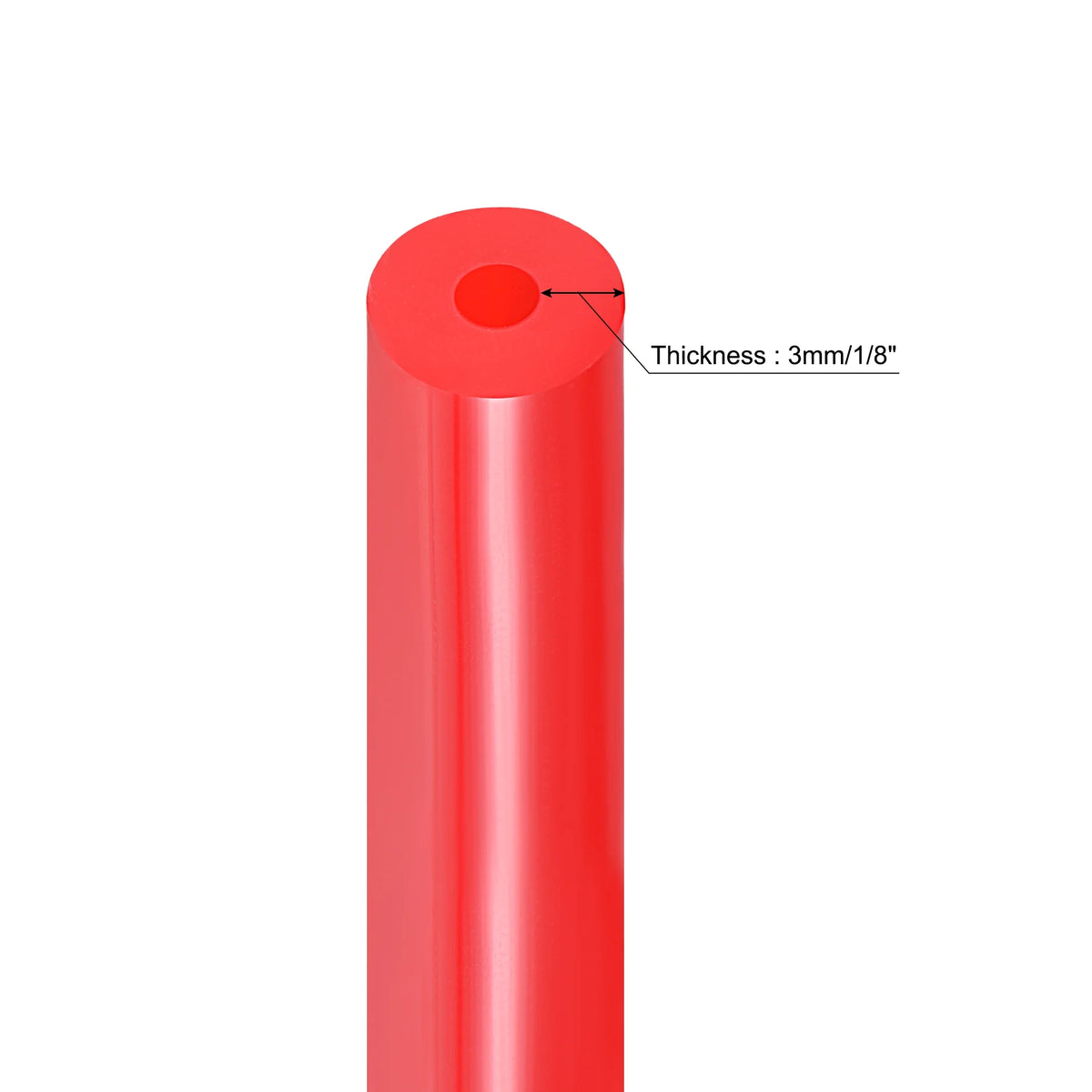 Vacuum Silicone Tubing Hoses 5ft Red High Temperature R142132