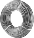 Stainless Steel 1/8"x 100ft Wire Rope 316 Marine Grade Braided Aircraft Cable D94285