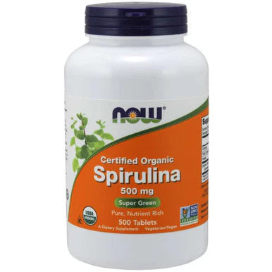 Spirulina 500mg Organic 500 Tablets T1190